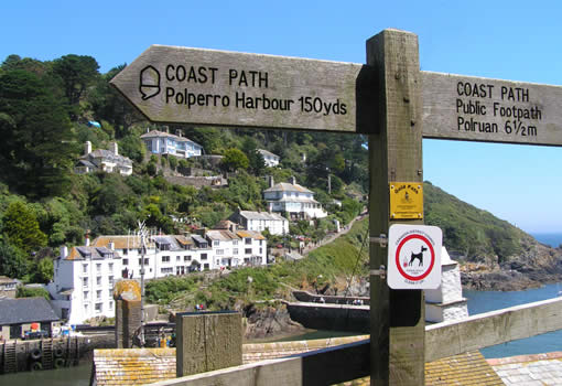 Walking the coast path from Polperro